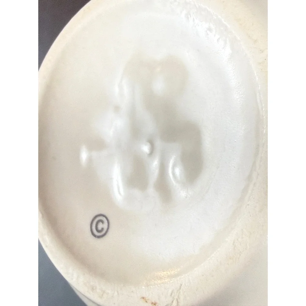 Vintage Pfaltzgraff Tea Rose Pattern Tea Cup 1985 Embossed Raised Back Stamp EUC